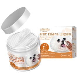 Dogs And Cats Remove Tear Stains, Clean The Eyes, Wipe Eye Droppings, And Remove Eye Dirt With Cotton Pads (Option: 1pcs)